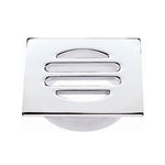 Mildon Grate Heavy Brass 50mm Square Chrome (One Piece)