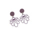 Lovisa Gold Plated Sterling Silver Lilac Flower Stud Earrings