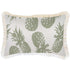 Escape to Paradise Cushion Cover Coastal Fringe Pineapples Sage 35CM X 50CM
