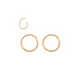 Ross Ear Hinged Ring Gold 12Mm