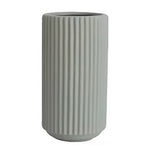 Escape to Paradise Ribbed Ceramic Vase Sage XL