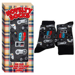Unisex Gamer Crew Socks Video Game Controller Design Gift Box