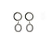 Adnohr 16025 Sensation Circle Drop Rhodium