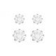Adnohr Sensation CZ 5mm 6mm Set Rh 5711