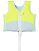 Sunnylife Salty The Shark Swim Vest For Kids Size 1 To 2 Neon Yellow