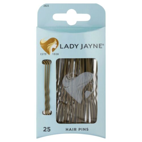 Lady Jayne Hair Pins Brown 25 Pack