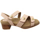 Homyped Kelsi Criss Cross Soft Nude Sandals Size 7