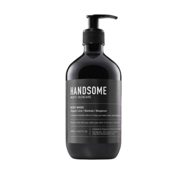 Handsome Mens Body Wash Lime/Banksia/Bergamot 500Ml