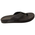 Homyped HP Comfort Men's Thongs Black Stripe Size 7