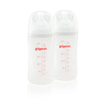 Pigeon Softouch Wide Neck Bottle PP 240ml - (Twin Pack)