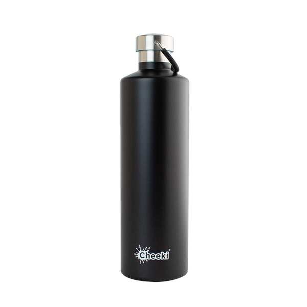 Cheeki Insulated Classic Bottle 1L Matte Black