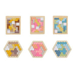 Toyslink Wooden Jigsaw Puzzles for Toddlers Set of 12