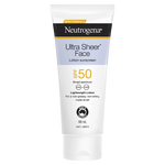 Neutrogena Ultra Sheer Face Sunscreen Lotion SPF 50 Plus 88ML