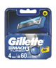 Gillette Mach3 Turbo Replacement Cartridges 4 Pack