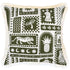 Escape to Paradise Cushion Cover Coastal Fringe NaXos Eucalyptus 45CM X 45CM
