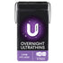 Kotex U Overnight Ultrathins Long Pads 8 Pack