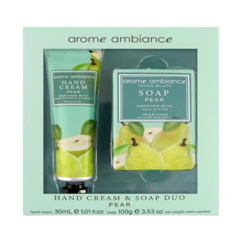 Arome Ambiance Nature Hand Cream Soap Duo Pear