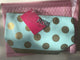 Cosmetic Bag Gold Dots