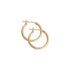 Adnohr Just Hoops Small Click Gold