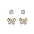 Studex Adnohr Sensation Crystal Daisy Butterfly