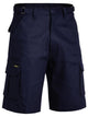 Bisley Workwear Original 8 Pocket Cargo Short Navy 127 Regular Leg