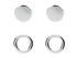 Studex Sensation Disc Set Rhodium