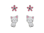 Studex Sensation Silver Cat Set 16005