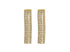 Adnohr Sensation 3 Row Crystal Drop Gold Plated