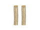 Adnohr Sensation 3 Row Crystal Drop Gold Plated
