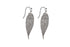 Adnohr Sensation Long Leaf Drop Rhodium