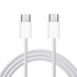 Charge and Sync USB C to 8 Pin PVC Cable Suitable for iPhone Devices 1M