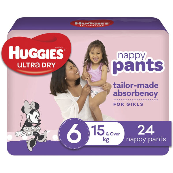 Huggies Girl Pants Junior 24