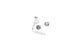 Ross Acrylic Duo Jewelled Bent Post Nose Studs NS4042