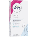 Veet Pure Cold Wax Strips for Legs and Body 20 Strips