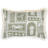 Escape to Paradise Cushion Cover Coastal Fringe Naxos Sage 35CM X 50CM
