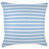 Escape to Paradise Cushion Cover With Piping Hampton Stripe Pale Blue 60CM x 60CM