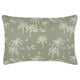 Escape to Paradise Cushion Cover With Piping Postcards Sage 35CM X 50CM
