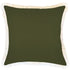 Escape to Paradise Cushion Cover Coastal Fringe Solid Eucalyptus 45CM X 45CM