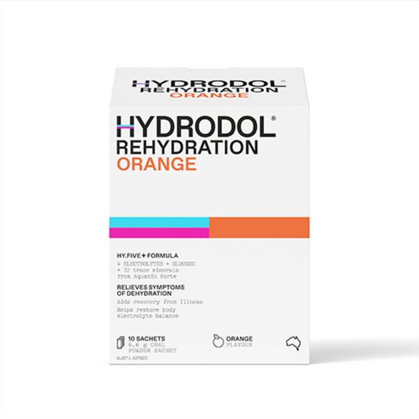 Hydrodol Rehydration Powder Orange 10 Pack