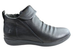 Homyped Glee Womens Comfort Leather Shoes Black 8.5