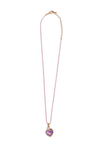 GP Boutique Chic Lilac Love Pendant Necklace for Women