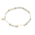 Zafino Tile Bracelet in Grey Enamel for Women Stretch Fit Stacking Jewellery