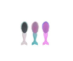 Is Gift Metallic Mermaid Tail Hairbrush for Detangling All Hair Types ( assorted ) 1 piece only