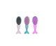 Is Gift Metallic Mermaid Tail Hairbrush for Detangling All Hair Types ( assorted ) 1 piece only