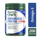 Natures Own Odourless Fish Oil 1500mg 200 Capsules