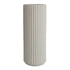 Escape to Paradise Ribbed Ceramic Vase Beige XXXL