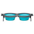 Loving Pets Bella Roma Travel Double Bowl for Dogs and Cats Blue