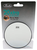 Tender 20x Magnifying Mirror with Suction Cups 9cm