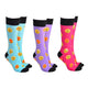 Sock Society Emoji Crew Socks for Men 3 Pcs