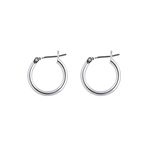 Plain Hoop 15mm Earrings FE4301